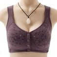 thumbnail image 6 of Front Button Large Printed Bra, without steel ring, 6 of 7