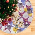 thumbnail image 5 of FMSHPON Halloween Gnome Xmas Christmas Tree Skirt Stand Mat for Holiday Party Decoration Indoor Outdoor 36 inches, 5 of 6