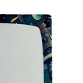 thumbnail image 3 of Ambesonne Outer Space Fitted Sheet, Surreal Astronaut Moon, California King, Multicolor Teal Red, 3 of 3