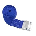 thumbnail image 2 of kurtrusly Leashing Strap Ratchet Tie Cargo Rope Polyester Multicolored High-strength Thicken Design Rustproof Buckle Zinc Alloy Blue 50mm*5Meter, 2 of 6