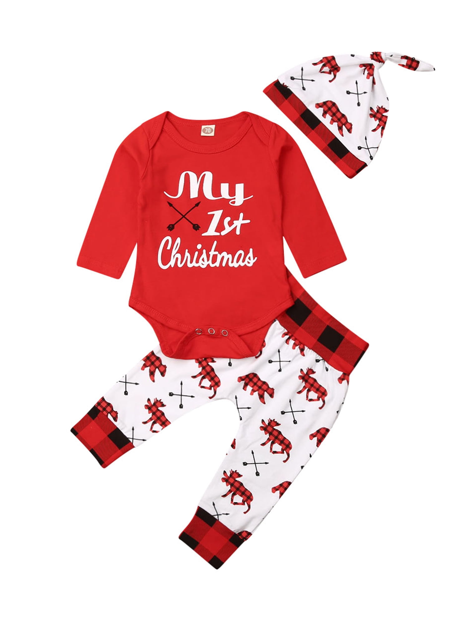 walmart baby first christmas outfit