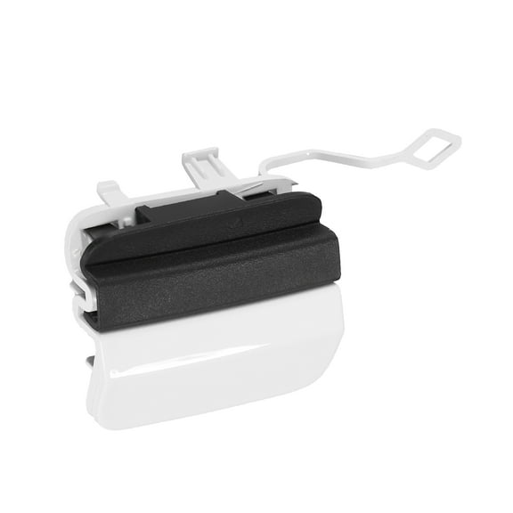 Unique Bargains Car Tow Hook Eye Hole Cover Cap Compatible for Mercedes-Benz C300 2019-2021 Plastic White Rear Bumper