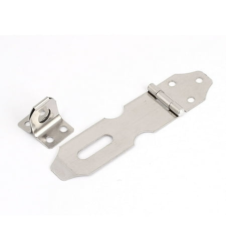 Warehouse Garage Door Stainless Steel Padlock Hasp Staple Set 3