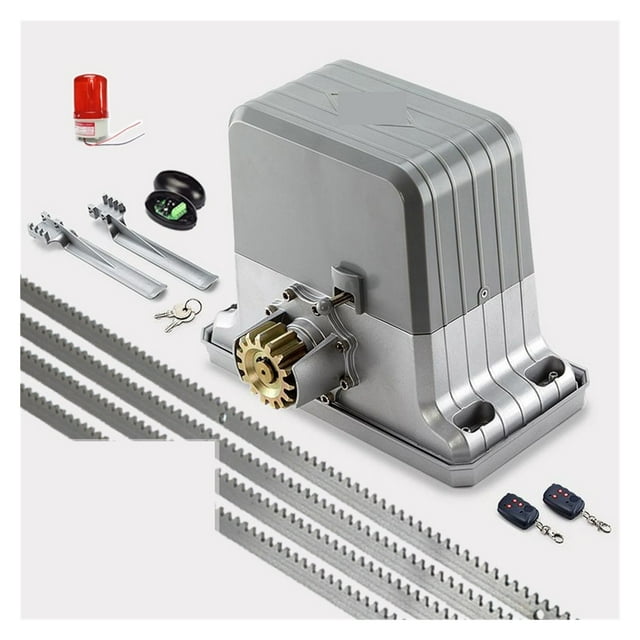 Ouvre-moteur de Porte Coulissante Électrique Automatique Robuste avec Supports de 4 m (Commande Télécommande Quantité/capteur/bouton en Option), Facile à Installer