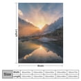 thumbnail image 4 of Natural scenery lake view reflective blanket sofa, bedroom, warm and comfortable flannel blanket, living room  sofa chair soft blanket Multiple specifications, 4 of 6