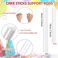 thumbnail image 6 of 108 Pieces Plastic Cake Dowel Rods Set 60 Pieces White Cake Sticks Support Rod and 12 Pieces Cake Separator Plates, 6 of 6