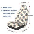 thumbnail image 3 of Yiaed 70s Disco Ball Print Car Seat Covers,Universal Auto Seats Protector Fits for Car,SUV Sedan,Truck,Automotive Seat Covers & Accessories, 3 of 5