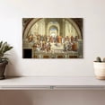 thumbnail image 2 of Elephant Stock The School Of Athens Wall Art - Horizontal Canvas Wall Art - Living Room Wall Decor - Architecture Canvas - Beige And Brown Decor By Raphael - 12" x 8", 2 of 8