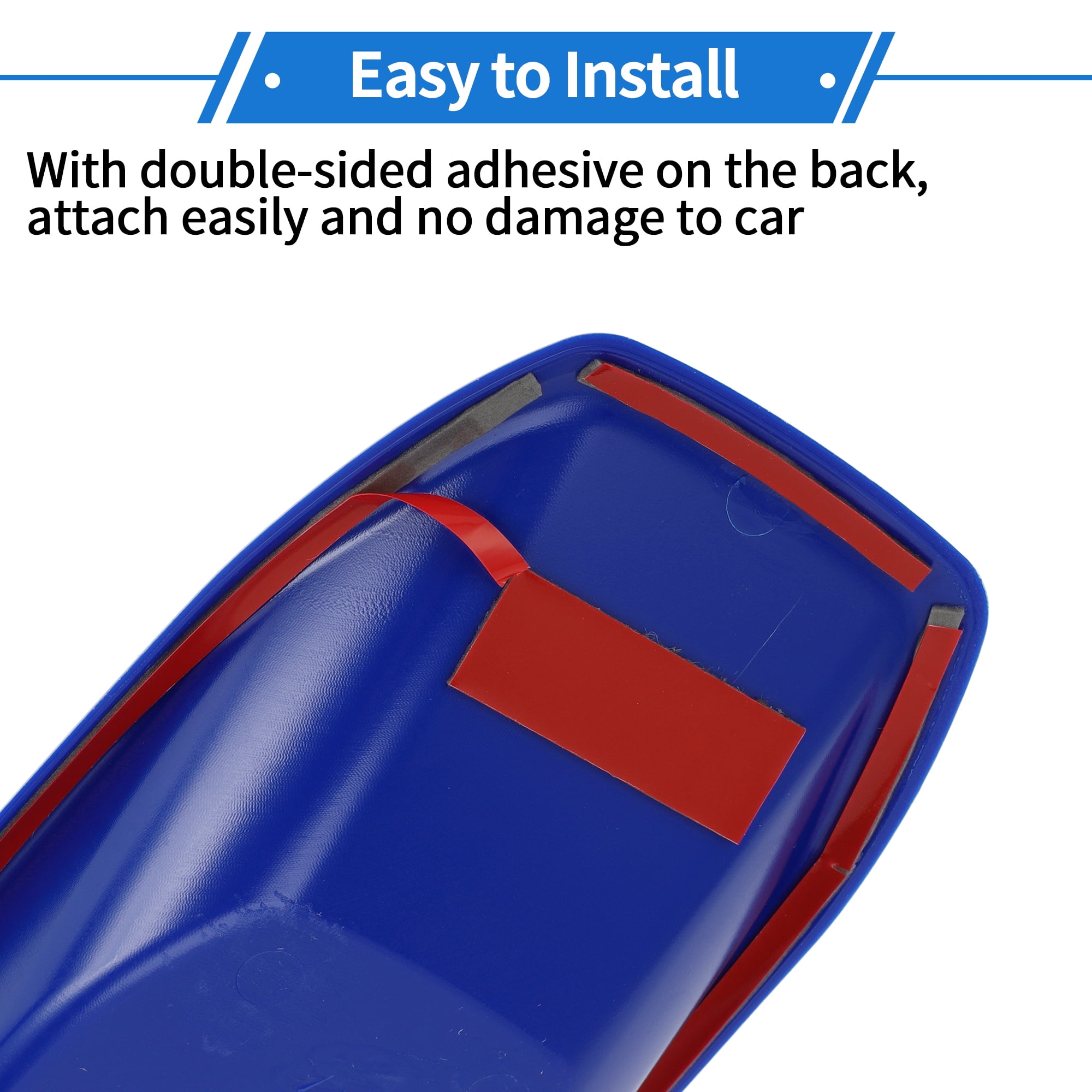 Unique Bargains 4 Pcs Door Bowl Cover Trim Compatible for Jeep Wrangler JL 2018-2022 ABS Blue Exterior Accessories
