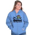 thumbnail image 4 of Off Grid Tropical Paradise Vacation Zip Up Hoodie Men's Women's Brisco Brands 2X, 4 of 6