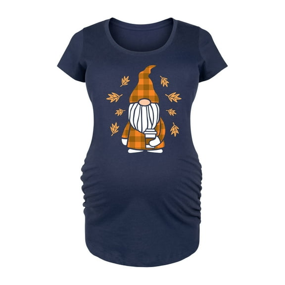 Bloom Maternity - Fall Gnome - Maternity Scoop Neck T-Shirt