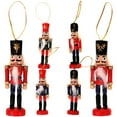 thumbnail image 4 of MasteelfCA 6pcs Xmas Nutcracker Puppet Design Pendants Xmas Tree Decor Xmas Tree Ornaments, 4 of 8