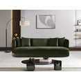 thumbnail image 2 of Meridian Furniture Alder Green Velvet Sofa, 2 of 17