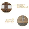 thumbnail image 2 of HEALEEP 2Pcs Silver Barrel Bolt Lock for Main Doors and Wooden Gates Stainless Steel Durable, 2 of 8