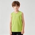 thumbnail image 3 of Boys Tank Tops Kids Mesh Quick Dry Sleeveless Athletic Shirts Youth Workout Performance Tops,7-8 Years, 3 of 6
