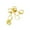 Gold, variant on 10pcs Multi Size Bezel Adjustable Base Tray Blank Setting Jewelry Findings