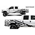 thumbnail image 3 of Factory Crafts Nightmare Side Graphics Kit Vinyl Decal Wrap Compatible with Ford F-250 Crew Cab 6.75 Bed 1999-2006 - Matte Black, 3 of 4