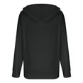 thumbnail image 4 of ICHUANYI Clearance Women Long Sleeves Casual Shirts Solid Color Round Neck Hooded Sweatshirt Tops ICHUANYI "ICHUANYI", 4 of 6