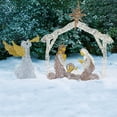 thumbnail image 2 of BrylaneHome 6 Ft Outdoor Christmas Nativity Set LED Lights Large Yard Decoration, 2 of 2