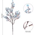 thumbnail image 2 of Viworld 12 Bundles Baby Breath Flowers Artificial Bulk Fake Gypsophila Bouquets Sky Blue Real Touch Silk Floral Arrangements for Table Centerpieces Wedding Home Farmhouse Party DIY Decor, 2 of 7