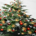 thumbnail image 6 of Uutvery Christmas Tree Tapestry Wall Hanging Home Decor Indoor Outdoor for Living Room Bedroom Dorm Decor Beach Blanket Picnic Throw Sofa Cover Xmas Party Supplies 51x59 Inches, 6 of 8