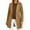 *Beige, variant on ClodeEU Women's Wool Blend Coat,Notched Collar Double Breasted Mide Long Trench Coat Outwear Green,Womens Plus M
