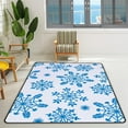 thumbnail image 2 of GZHJMY Soft Foam Nursery Area Rugs Snowflakes Happy New Year Christmas Non Slip Play Mats for Kids Boys Girls Playing Room Living Room72x48 inch Carpet Runner, 2 of 6