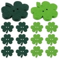 thumbnail image 2 of 50 botones del Día de San Patricio, botones de trébol, insignias de madera para festivales irlandeses, decoraciones para fiestas, manualidades, accesorios de costura DIY., 2 of 7