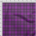 thumbnail image 4 of oneOone Viscose Chiffon Purple Fabric Tartan Sewing Fabric By The Yard Printed Diy Clothing Sewing Supplies 42 Inch Wide-9608, 4 of 4