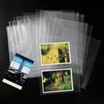 thumbnail image 4 of 25PCS Photo Sleeve Creative 3 Holes Plastic Sheet Protector Binder Pocket, 4 of 10