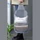 thumbnail image 3 of Cesto de ropa sucia Naiovety plegable de malla blanco con asa, 3 of 6