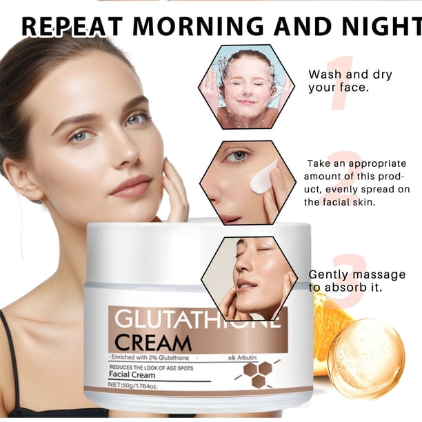 Glutathione Cream Glutathione Facial Cream For Dry Moisturizing Face Cream Highly Moisturizing For 24 Hours Firming 50g