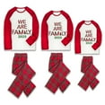 thumbnail image 2 of Ihaphap 2025 We Are Family Plus Size Red Christmas Matching Pajamas Set, 2XL-Men, 2 of 6