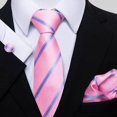 thumbnail image 1 of Cravate de Soirée pour Hommes Mode Foulard Carrée Boutons de Manchette Combinaison, 1 of 6