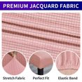 thumbnail image 3 of Stretch Chair Covers for Dining Room Set of 4, Removable Washable Dining Room Chair Covers, Dining Chair Slipcovers Seat Protector, Great for Home Decor and Banquet (Dusty Pink, 4 Pack), 3 of 7