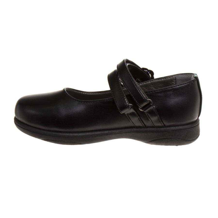 Khadim's black shop school shoes