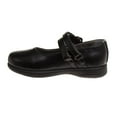 thumbnail image 2 of French Toast Little Kids Girls' Faux Leather Buckle School Shoes - Black, 4, 2 of 8