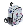 thumbnail image 2 of FORMRS School Backpack with Front Zippered Pocket 12" Student Travel Daypack, Blue Ice Hockey, 2 of 6