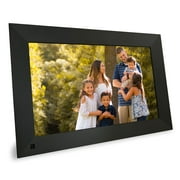 Phone2Frame 10 inch Digital Picture Frame with Photo Backup Stick Micro SD (32GB) from Phone to Frame