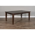 thumbnail image 2 of Sunny Designs Homestead 90" Wood Extension Dining Table in Tobacco Leaf, 2 of 4