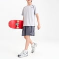 thumbnail image 2 of UYYX Boys' Clothing Sets Size 7 Boys Clothes Boys Short Sleeve T-Shirt And Shorts Set, Lightweight & Breathable, 2 of 6