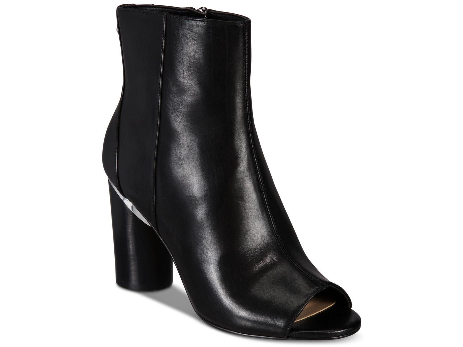 dkny peep toe booties