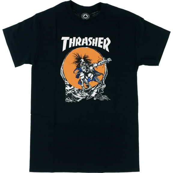 Thrasher Outlaw Large T-Shirt Black