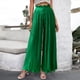 thumbnail image 5 of Pantalones de Pierna Ancha Para Mujer, Pantalones Largos Plisados Drapeados de Color Sólido Con Correas de Cordón de Cintura Alta Informales A La Moda Odeerbi  ODB131126, 5 of 9