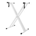 thumbnail image 1 of Piano Stand, Non Slip Height Width Adjustable Electronic Keyboard Stand Simple Operation  for Recording Studios for 54 To 88 Keys, 1 of 7