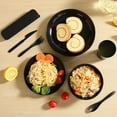thumbnail image 5 of Mirdinner 20 Pcs Unbreakable Colorful Plastic Dinnerware Sets for 4, Reusable Lightweight Camping Plates Cups and Bowls with Cutlery Set, Great for Kids & Adult, Dishwasher Microwave Safe, 5 of 7