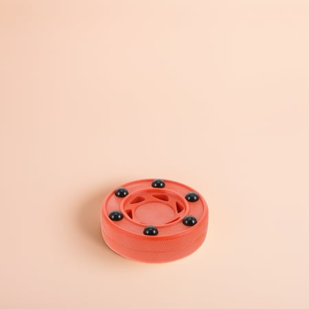 SEWOART Red Inline Roller Hockey Puck Training Game Puck with Shockproof Core for Smooth Court and Concrete