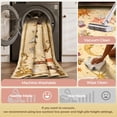 thumbnail image 4 of 6x9 Sun and Moon Celestial Cottagecore Area Rug, Vintage Boho Washable Low Pile Non-Slip Tapestry Rug for Living Room Bedroom, Yellow, 4 of 5