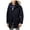Blue - navy, variant on Ryan Seacrest Mens Luxe Twill Faux-Fur Parka Coat, Blue, Small