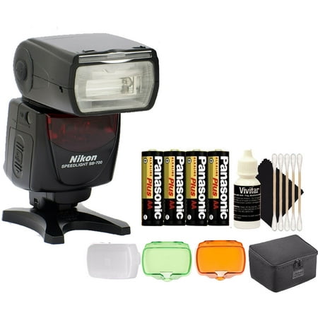Nikon AF Speedlight SB-700 Shoe Mount Flash for Nikon DSLR Cameras + Bundle